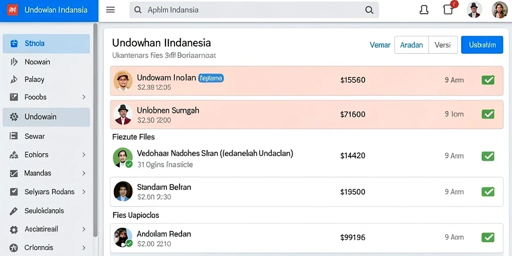 Tampilan antarmuka pengguna yang menarik dan mudah dipahami.