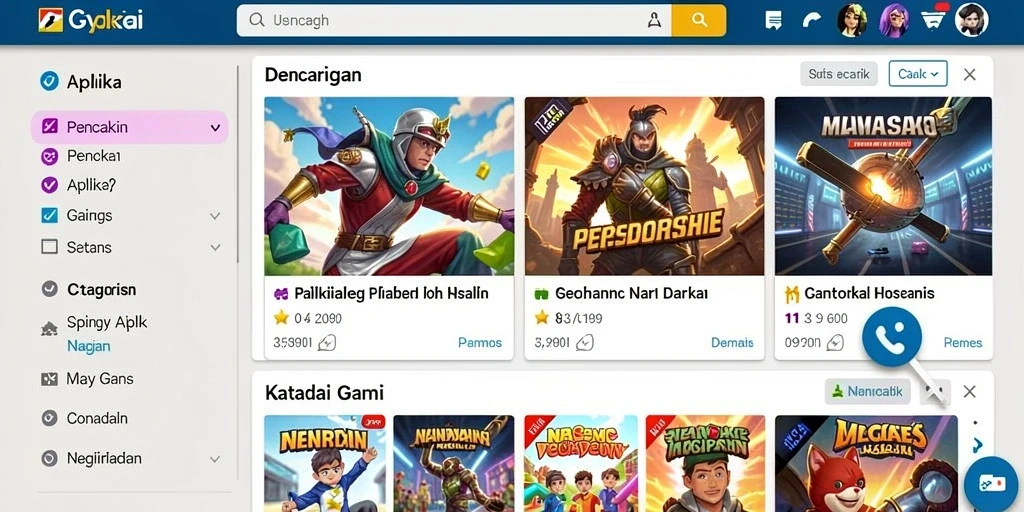 Tampilan antarmuka yang menarik dan mudah dinavigasi.