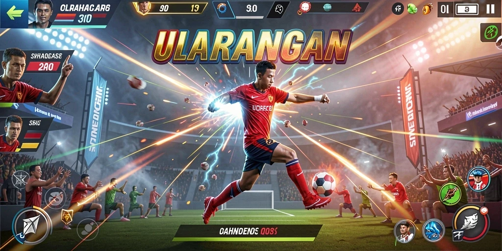 Menampilkan grafis menawan dari level baru.