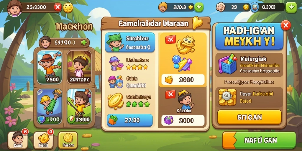 Tampilan menarik dari permainan slot GACOR777.