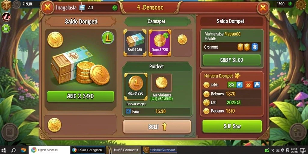 Tampilan antarmuka pengguna yang intuitif dan menarik.