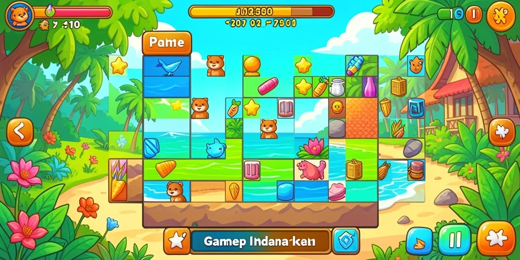 Tampilan utama permainan IDPKING yang menarik.
