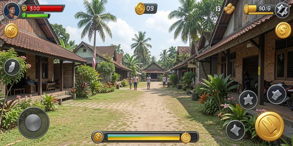 Tampilan antarmuka yang menarik dari MC888.