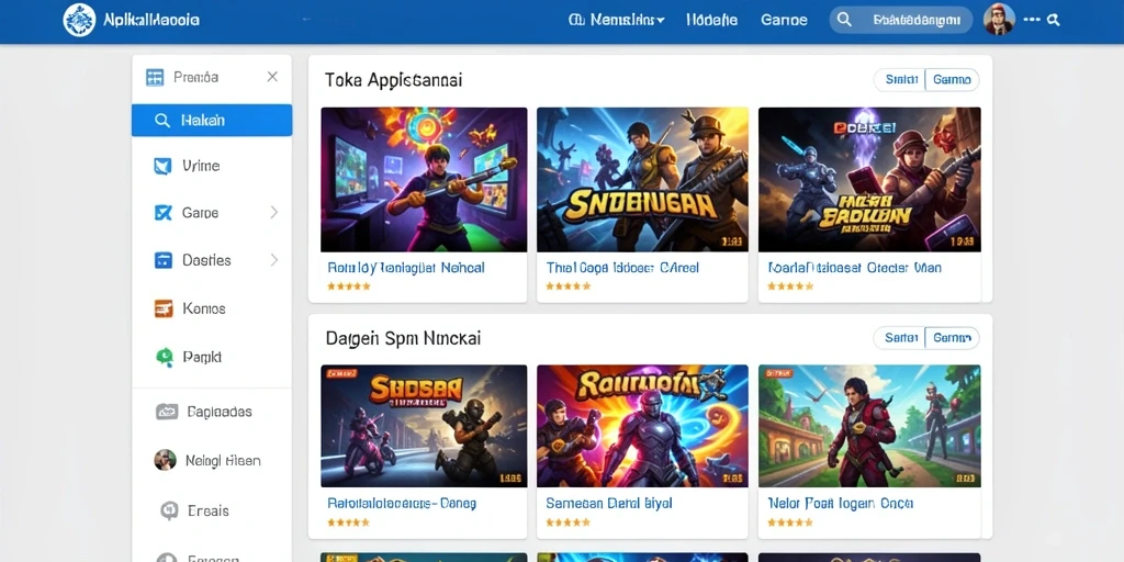 Screenshot menggambarkan karakter utama dalam aksi.