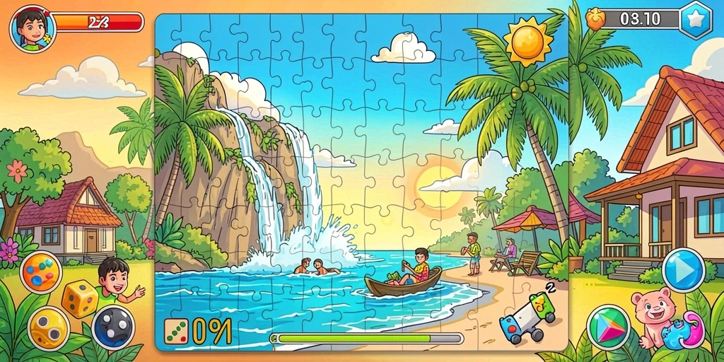 Tampilan layar utama dengan berbagai pilihan game slot.