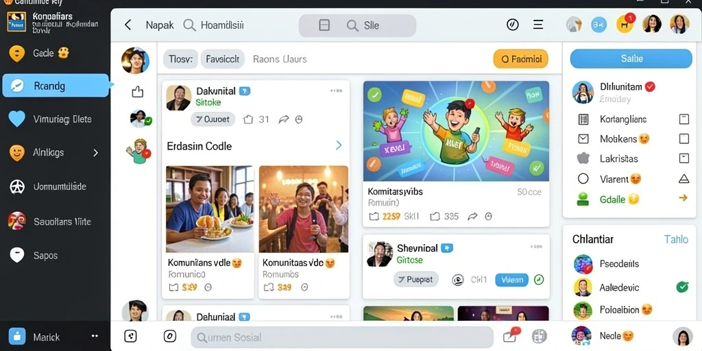 Tampilan antarmuka aplikasi yang user-friendly.