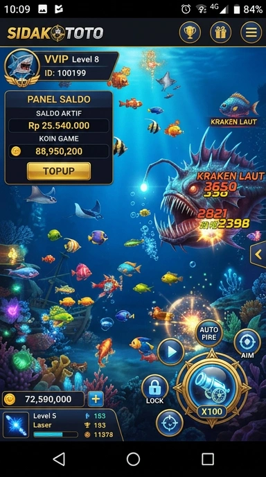Pratinjau antarmuka sidaktoto — aplikasi APK resmi Android v2.2.5